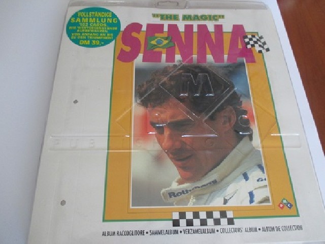 Foto 1 - Ayrton Senna - Coleção de 162 cards e álbum - 1995